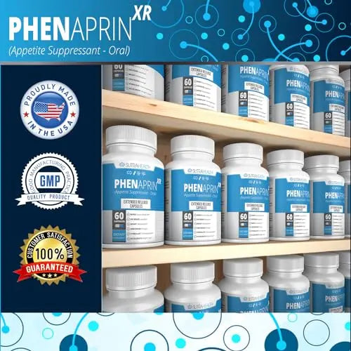 PhenAprin XR Maximum Strength Appetite Suppressant Diet Pills - 2-Pack, Metabolism Boosting SutraHealth Au supplements