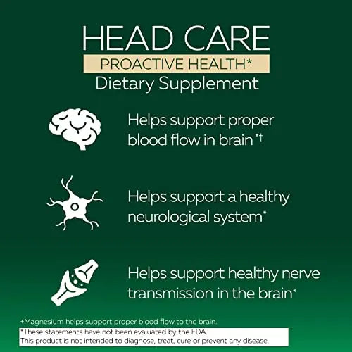 Excedrin Head Care Proactive Health with Magnesium, Riboflavin, Vitamin B6, Folic Acid Excedrin Au supplements