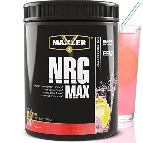 Maxler NRG MAX Pre Workout Powder with Taurine, L Citrulline Malate, Beta Alanine Creatine Maxler Au supplements