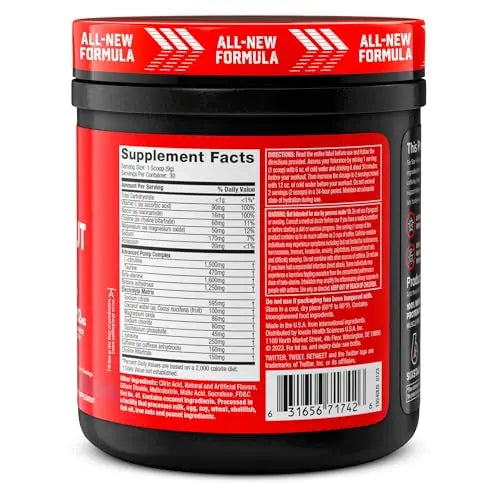 Six Star Pre-Workout Explosion 2.0 Fruit Punch - Pre-Workout Powder, Explosive Energy Six Star Au supplements