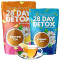SkinnyBoost 28 Day Detox Tea Kit-1 Daytime (28 Bags) 1 Evening (14 Bags) Non GMO SkinnyBoost Au supplements