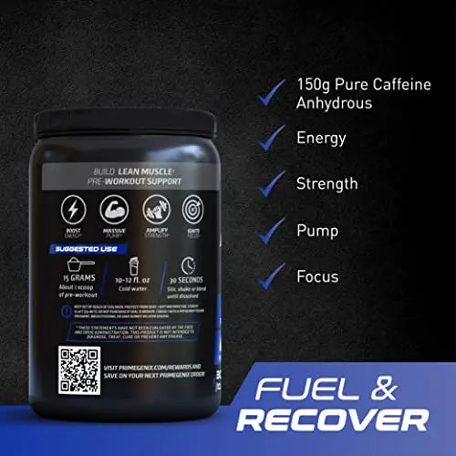 PrimeGENIX Pre-Workout+ Berry Blast Flavor | Max Performance | Boost Energy PrimeGENIX Au supplements