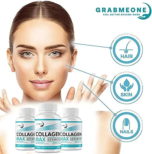 Premium Marine Collagen Supplements for Women, Ultra Potent Marine Collagen Capsules Collagen Max Au supplements