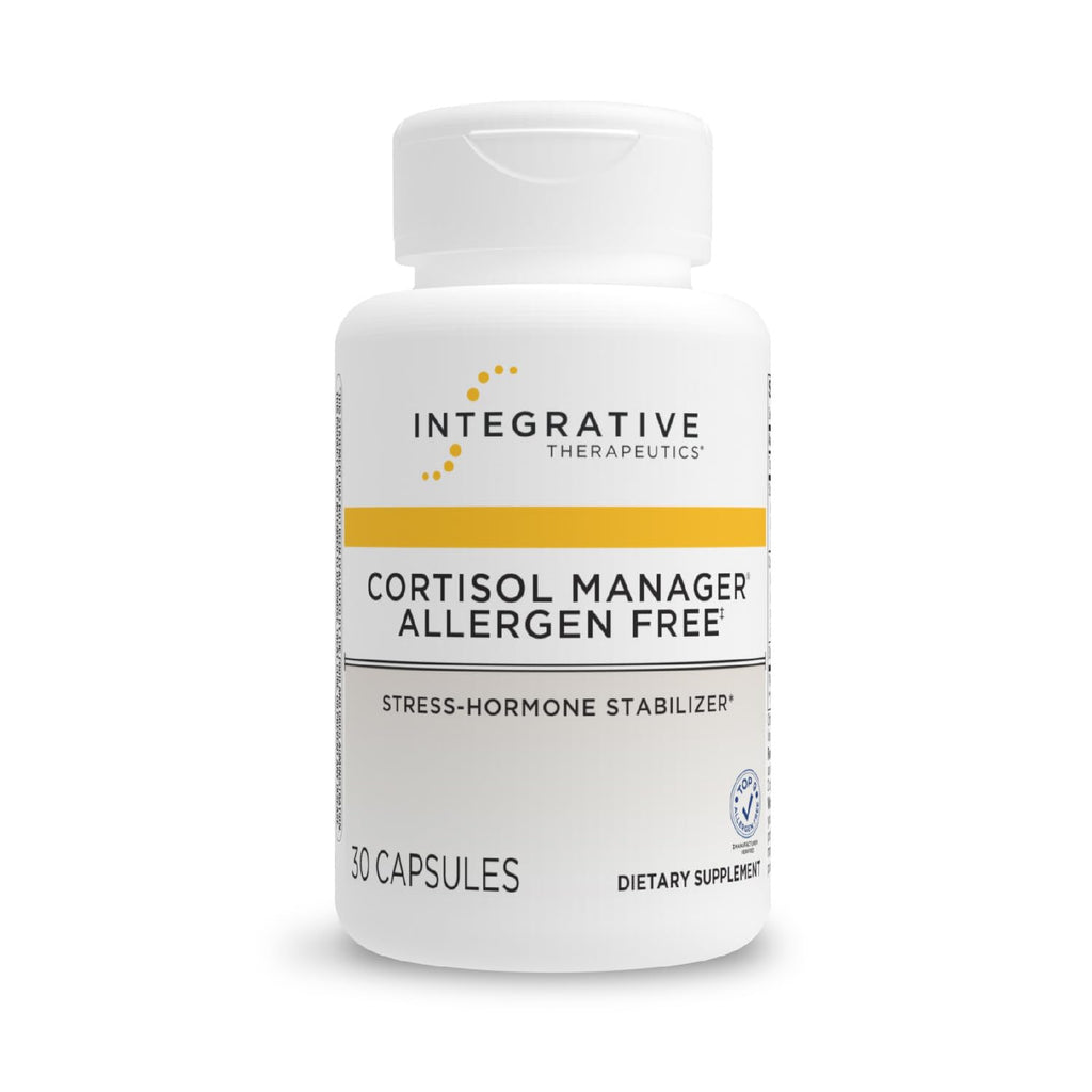 Integrative Therapeutics Cortisol Manager Allergen Free - Adrenal Health Support Supplement for Healthy Stress Response* - Vegan, Non-Dairy & Gluten-Free - 30 Capsules (15 Servings) Integrative Therapeutics Au supplements