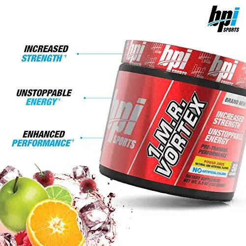 BPI Sports 1.M.R Vortex Pre Workout Powder, Non Habit Forming, Sustained Energy & Nitric BPI Sports Au supplements