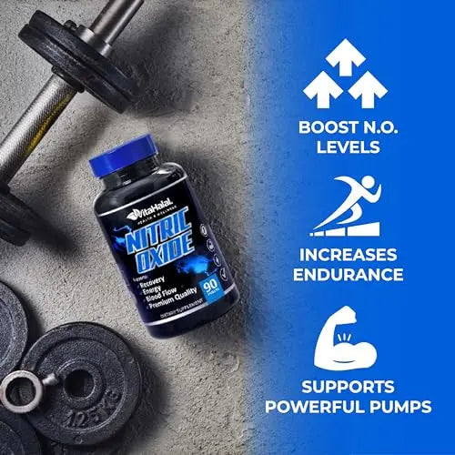 VitaHalal Nitric Oxide Supplement - Powerful Nitric Oxide Booster for Men to Support Blood VitaHalal Au supplements