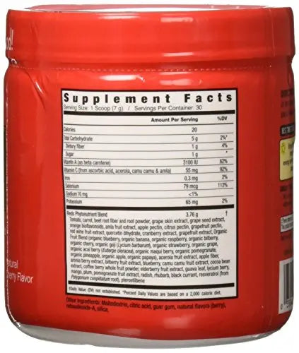 Garden Greens Super Reds Energizing Polyphenol Superfoods, Antioxidants, Powder Drink Garden Greens Au supplements