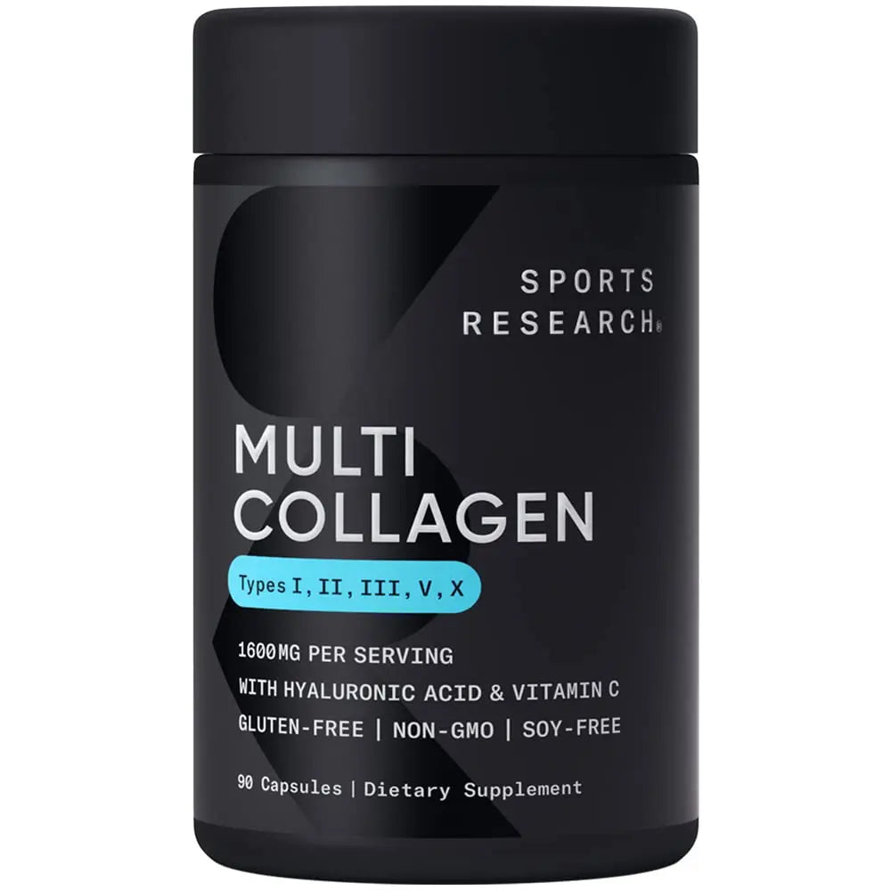 Sports Research Multi Collagen Pills (Type I, II, III, V, X) Hydrolyzed Collagen Peptides Sports Research Au supplements