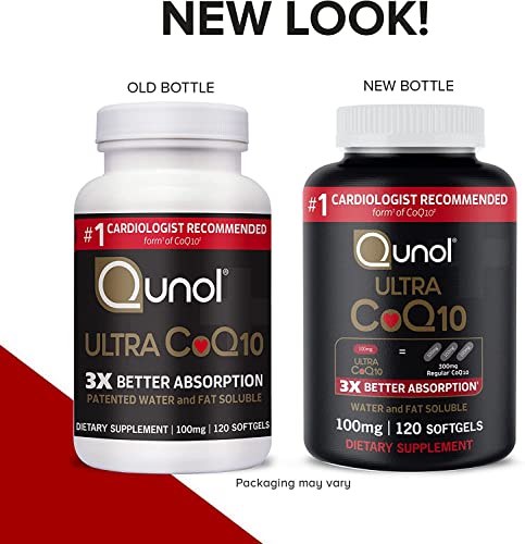Qunol CoQ10 100mg Softgels, Ultra CoQ10 100mg, 3x Better Absorption, Antioxidant QunolBuy Supplements Australia