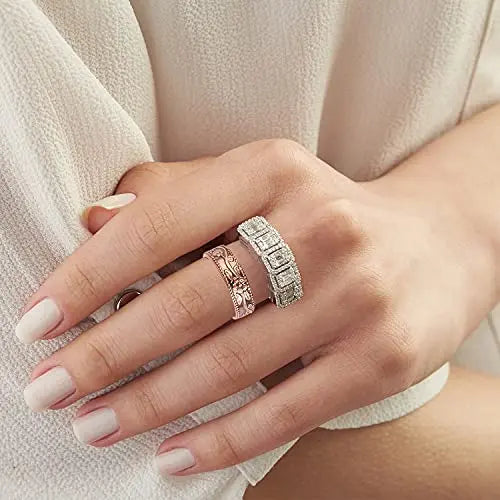 Vicmag Copper Magnetic Ring for Women, Lymphatic Drainage Ring Ladies Fingers Thumb Vicmag Au supplements