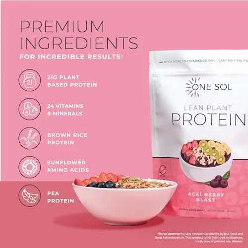 One Sol Protein Powder, Lean & Low Carb, No Bloating, Gluten Free, Lactose-Free One Sol Au supplements