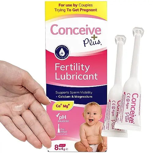 Conceive Plus Fertility Lubricant in Pre-Filled Applicators, Fertility Friendly Lube for Couples Trying CONCEIVE PLUS Au supplements