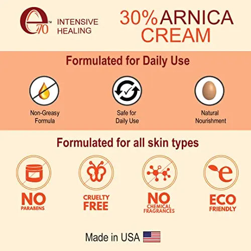 e70 Arnica Roll-On for Visible Bruise Relief, soothes Stiffness, Calms Swelling Advanced Formula e70 Au supplements
