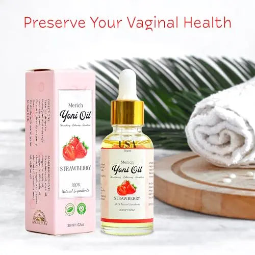 MERICH Natural Yoni Oil | Feminine Yoni Detox Oil | Naturally Scented Vaginal Oil | Restores pH Balance ANGELYCIA Au supplements