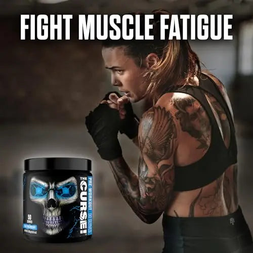 JNX SPORTS The Curse! Pre Workout Powder - Blue Raspberry 50 Servings | Preworkout JNX SPORTS Au supplements