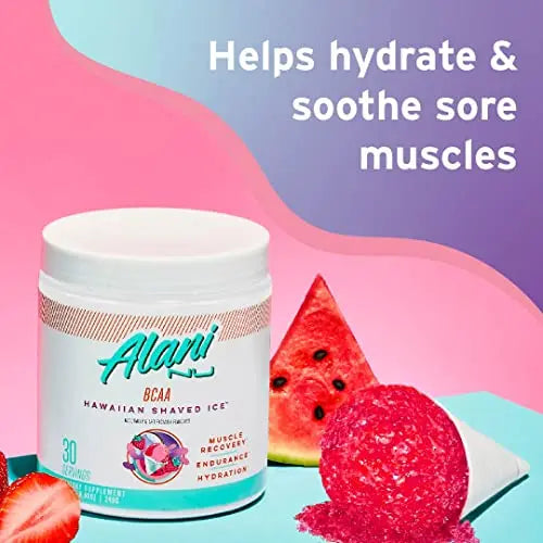 Alani Nu Island Crush Pre Workout and BCAA Hawaiian Shaved Ice Post Workout Powder Alani Nu Au supplements