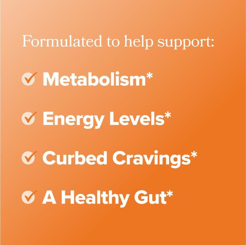 URO Metabolism + Probiotic Support Capsules – Metabolism, Gut Health & Sustained Energy – with Chromium Picolinate, Green Coffee Bean Extract