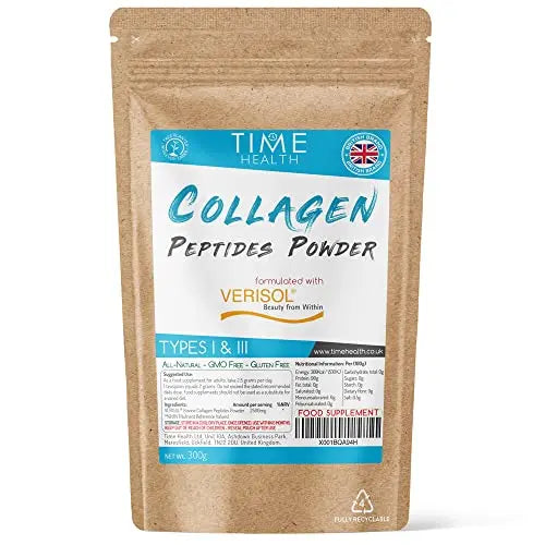 Collagen Peptides Powder - Grass Fed - Bovine - Types I & III - Clinically Studied Brand VERISOL® Time Health Au supplements