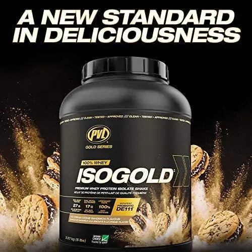 PVL ISO Gold – Grass Fed - Premium Isolate 100% Whey Protein Shake - Orange Krush'd - 908 g PVL Au supplements