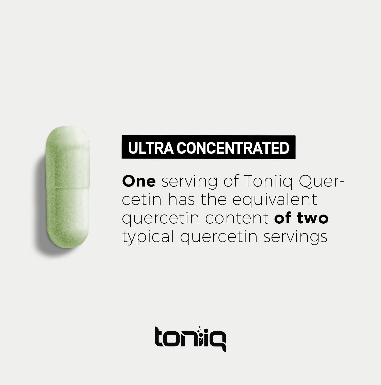 Toniiq Ultra High Purity Quercetin Capsules - 95%+ Highly Purified and Bioavailable - 1000mg Per Serving - 120 Capsules Quercetin Supplement Toniiq Au supplements