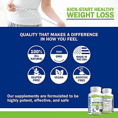 Power By Naturals Keto Colon Cleanser & Detox - Rapid Weight Loss Pills, Gut Health Power By Naturals Au supplements