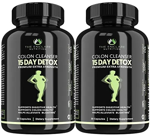 Colon Cleanse Fast-Acting Colon Cleanser Detox; Healthy Bowel Movement THE ENCLARE NUTRITION Au supplements