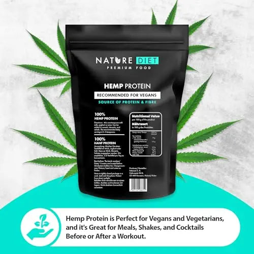 Nature Diet - Hemp Protein 1000g , Vegan , Protein Powder , Plant-Based Nature Diet Au supplements