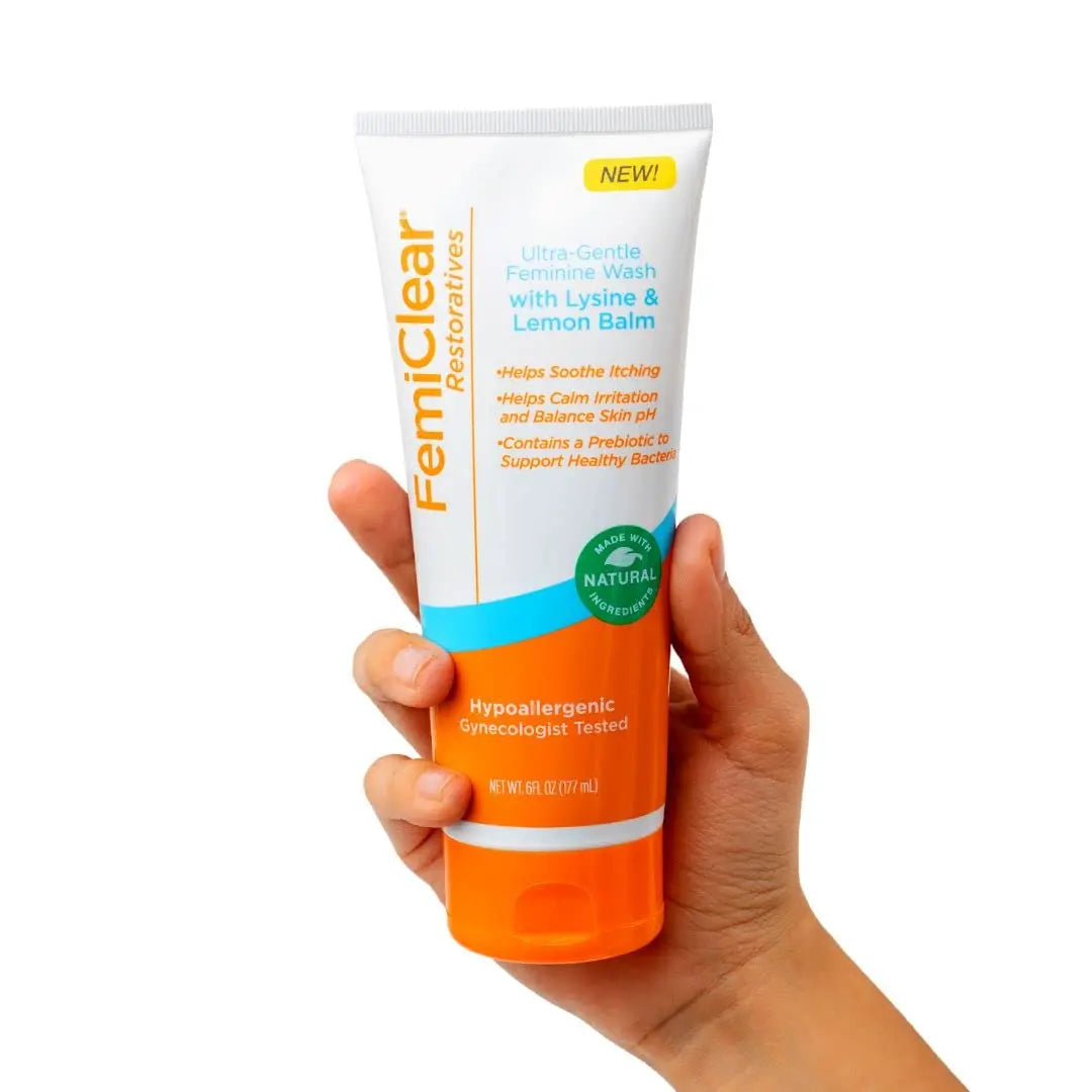 FemiClear® Restoratives Ultra-Gentle Feminine Wash, Made with Lysine & Lemon Balm, Natural Ingredients FemiClear Au supplements