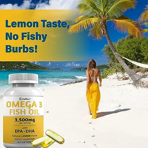 Burpless Fish Oil Pills. Triple Strength Omega 3 Fish Oil Burpless. EPA DHA Omega 3 Supplement Dr. Matthew Au supplements