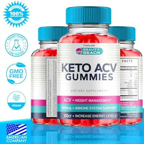 (5 Pack) Beauty Beach Keto ACV Gummies, Beauty Beach Keto ACV Gummies Advanced Titan Labs Au supplements