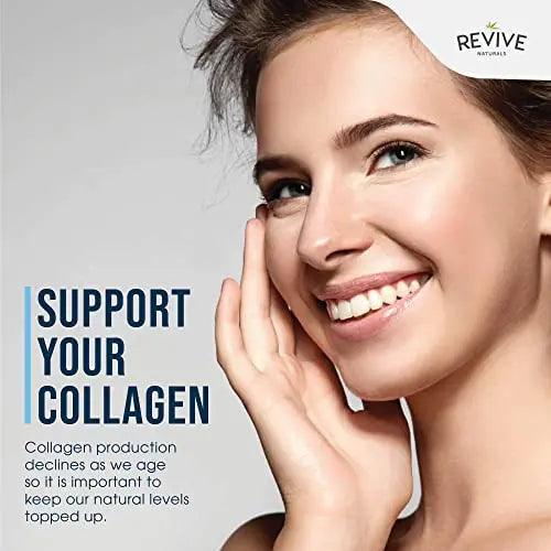 Multi Collagen Protein Capsules - Types I, II, III, V & X - Hydrolysed Grass Fed Bovine, Wild Caught Marine Revive Naturals Au supplements