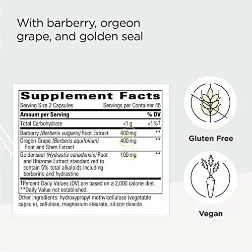Integrative Therapeutics - Berberine Complex - Berberine Supplement with Oregon Grape Integrative Therapeutics Au supplements