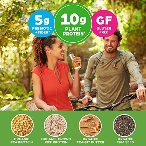 Orgain Organic Vegan Protein Bars, Peanut Butter - 10g Plant Based Protein Orgain Au supplements