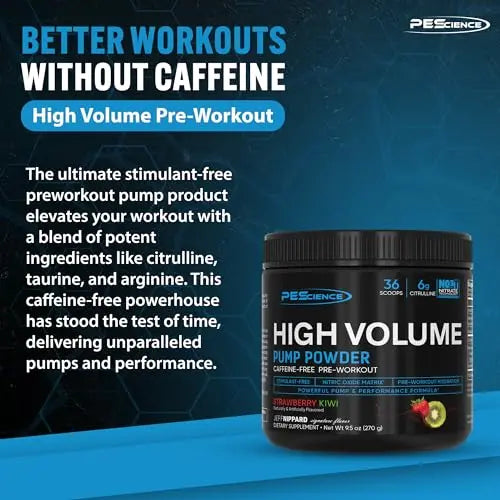 PEScience High Volume Nitric Oxide Booster Pump Pre Workout Powder, Sour Peach Candy PEScience Au supplements