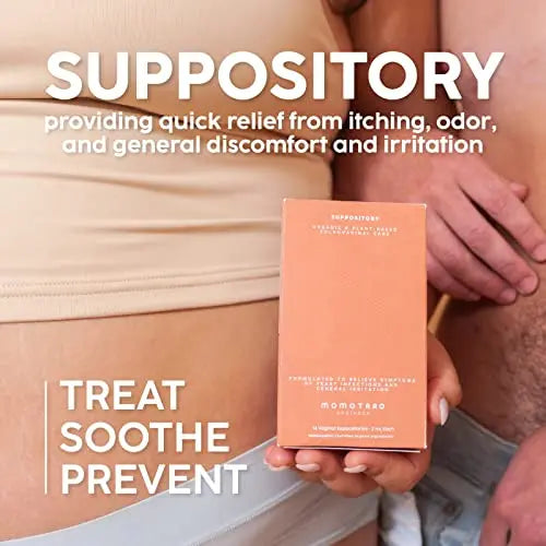 MOMOTARO APOTHECA 14 Organic Vaginal Suppositories Alternative, Fast Acting, Alleviate Dryness MOMOTARO APOTHECA Au supplements