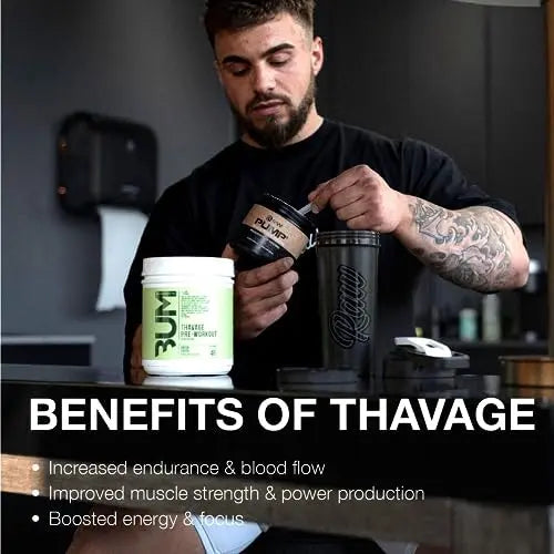 RAW Preworkout Powder, Thavage (Green Crush) - Chris Bumstead Sports Nutrition Supplement RAW Au supplements