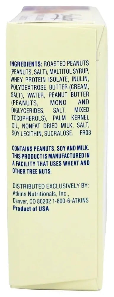 Atkins Peanut Caramel Cluster Bar, Dessert Favorite, High in Fiber, 3g Net Carb, 1g Sugar Atkins Au supplements