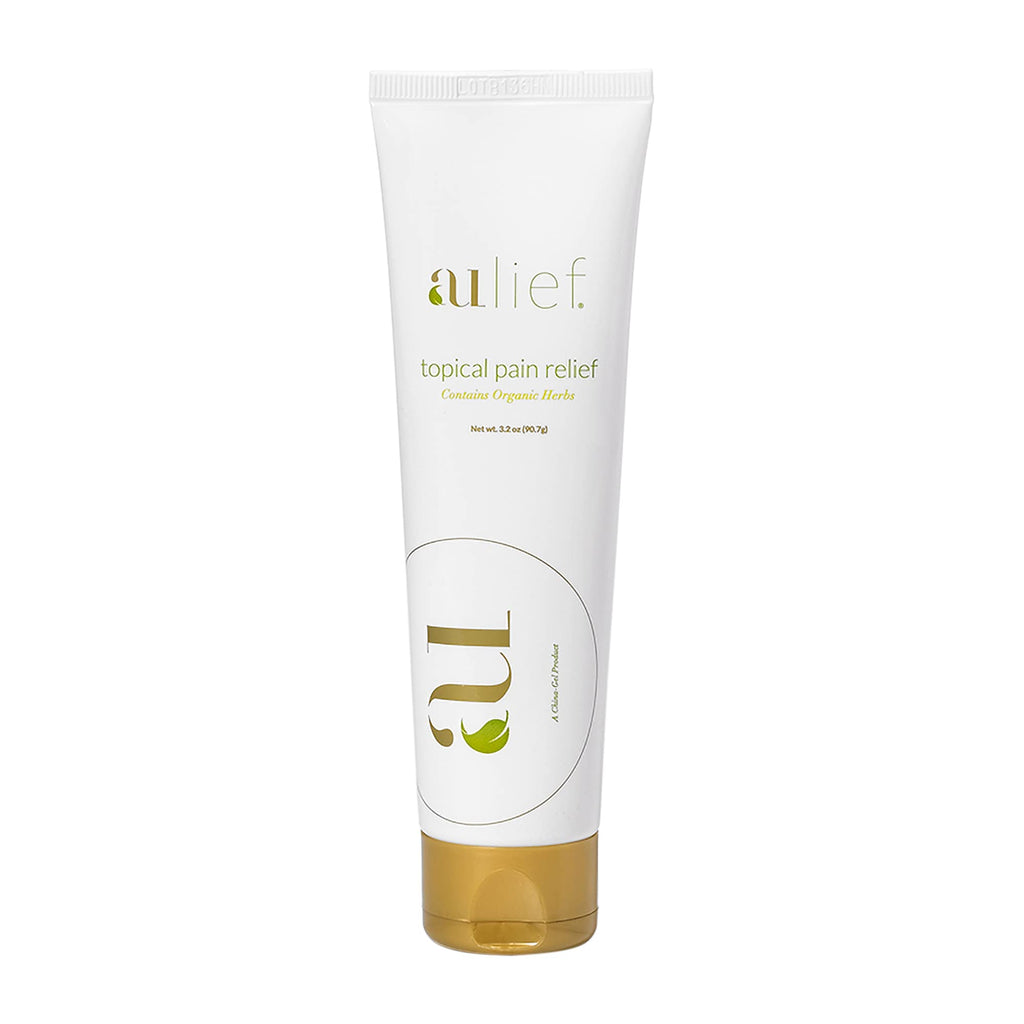Aulief Gold Natural Pain Relief Cream – Organic Herbal Lotion for Arthritis, Joint Pain & Sore Muscles, Neck, Knee & Back Aches, Premium Organic Natural Pain Reliever, 3.2 Oz Tube Aulief Au supplements