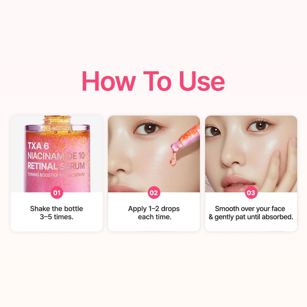 PURITO TXA 6% + Niacinamide 10% + Retinal Facial Serum | for Dark Spots, Hyperpigmentation, Uneven Tone