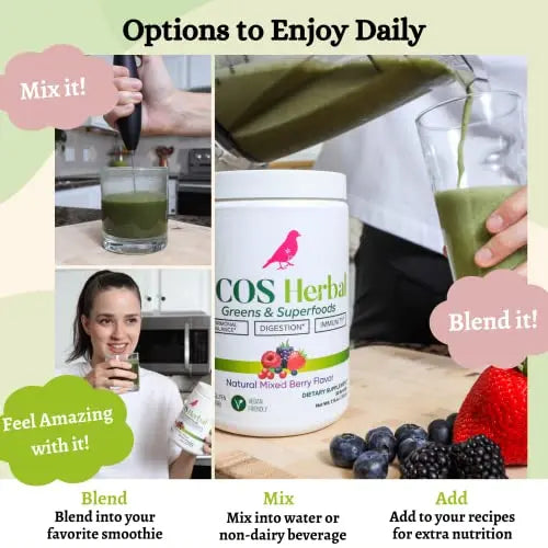 PCOS Herbal Green Superfood Probiotic Powder Mix: Hormonal Balance, Energy Boost PCOS Herbal Tea Au supplements