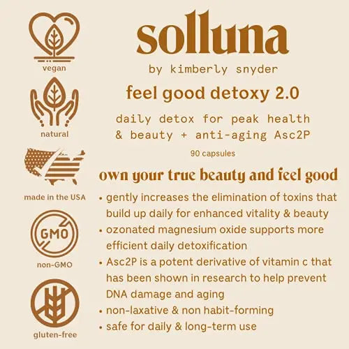 Solluna by Kimberly Snyder Feel Good Detoxy — Natural Colon Cleanse & Digestion SOLLUNA BY KIMBERLY SNYDER Au supplements