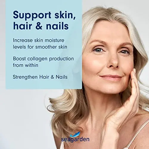 Seagarden Marine Collagen Capsules + Vitamin C | Collagen Peptides (Type I & III) SEAGARDEN Au supplements