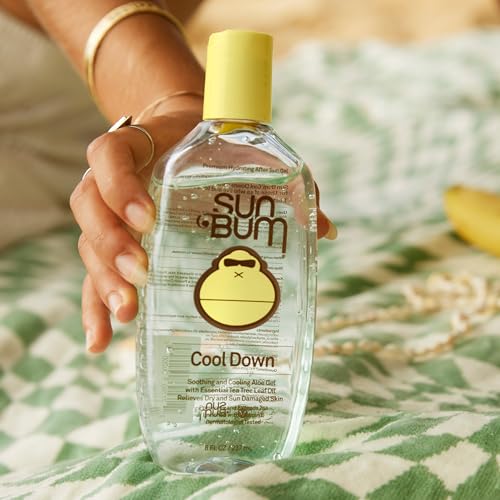 Sun Bum Cool Down Aloe Vera Gel - Vegan After Sun Care to Soothe and Hydrate Sunburn - 8 oz
