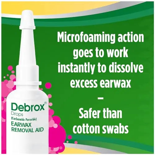 Debrox Ear Wax Removal Drops, Gentle Microfoam Ear Wax Remover, 0.5 Fl Oz Debrox Au supplements