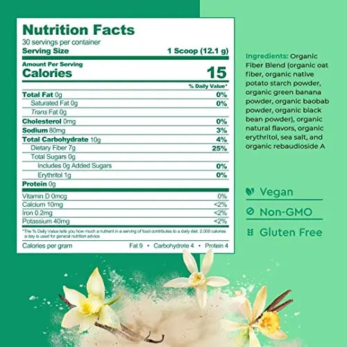 Boost Biome Fiber Supplement Organic Super Greens Powder – Supports Bloating Relief Boost Biome Au supplements
