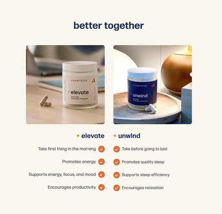 Avantera Premium Nootropic, Elevate | Energy, Focus, Mood, & Gut Health | 30 Day Supply Avantera Au supplements