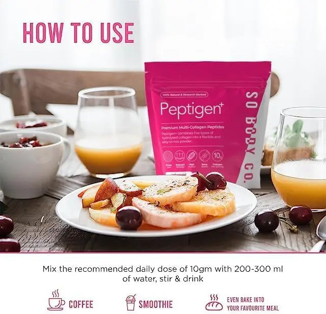 SoBodyCo Premium Collagen Supplement, Unique 5 Types of Collagen Powder, 300000mg, Collagen Peptides, Collagen So Body Co Au supplements