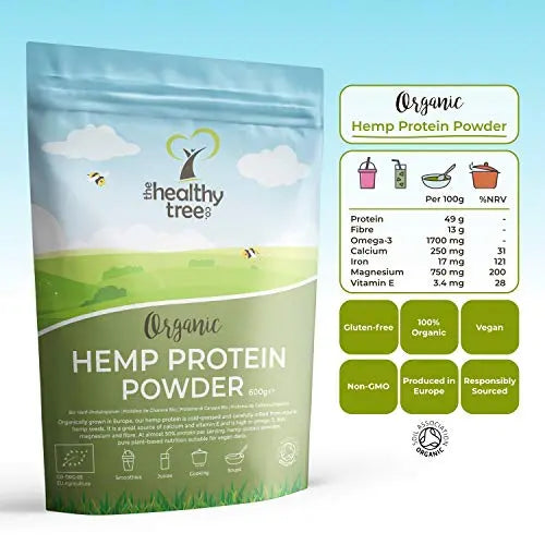 Organic Hemp Protein Powder by TheHealthyTree Company - Harvested in Europe TheHealthyTree Company Au supplements
